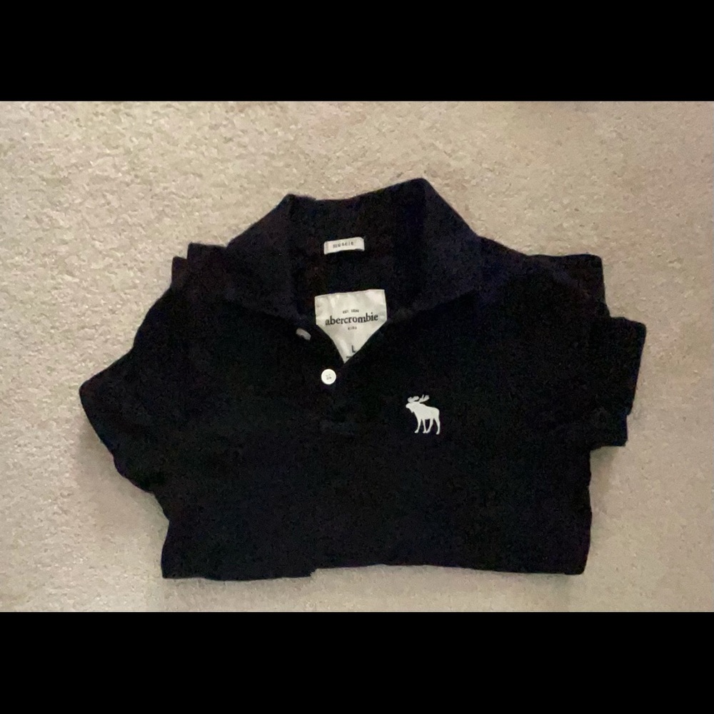 A&F Kids short sleeved polo in EUC